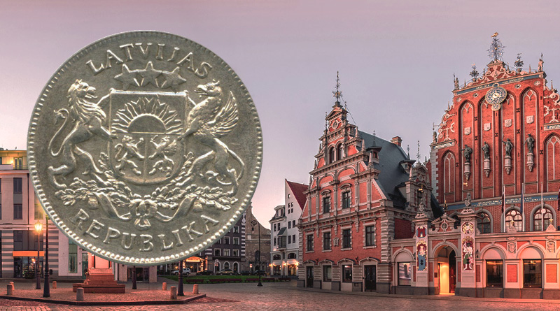 Монеты Латвии до евро