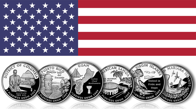 Монеты серии Территории США