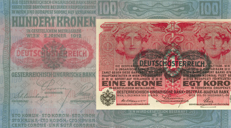 Банкноты Австрии