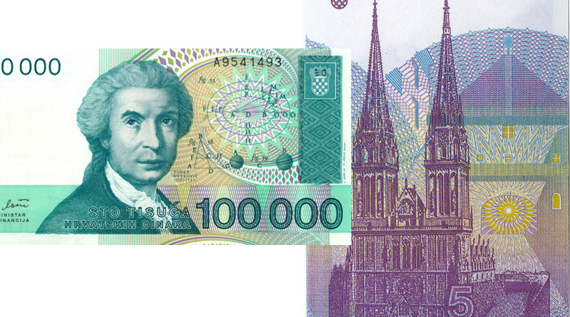 Банкноты Хорватии