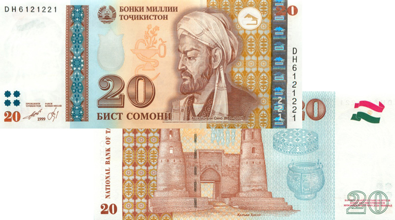 Банкноты Таджикистана