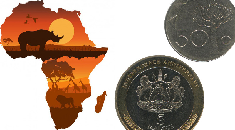 Монеты стран Африки