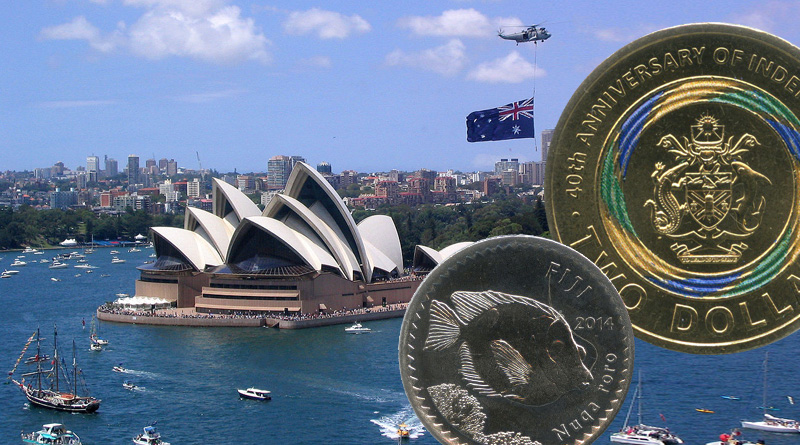 Монеты Австралии и Океании
