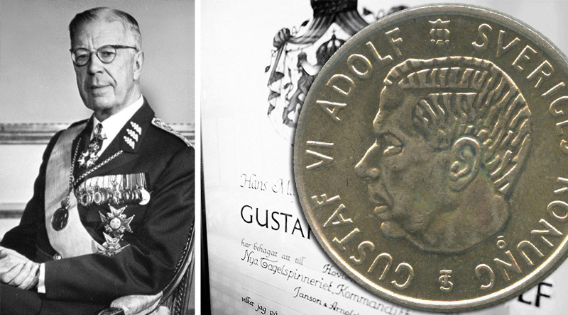 Монеты Швеции: Густав VI Адольф