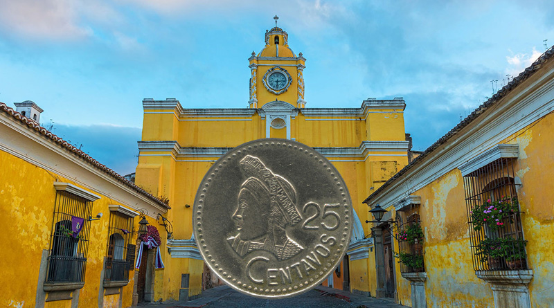 Монеты Гватемалы
