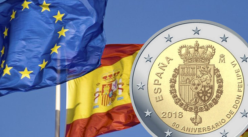 Монеты евро Испании