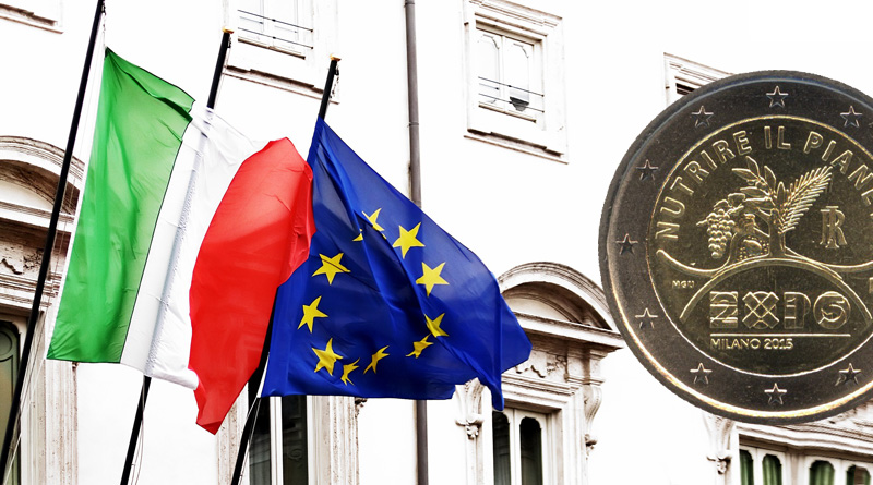 Монеты евро Италии