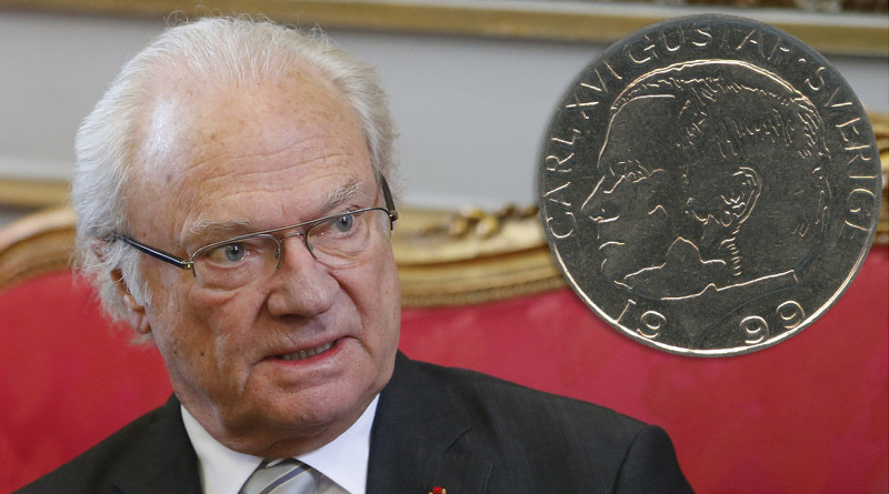 Монеты Швеции: Карл XVI Густав