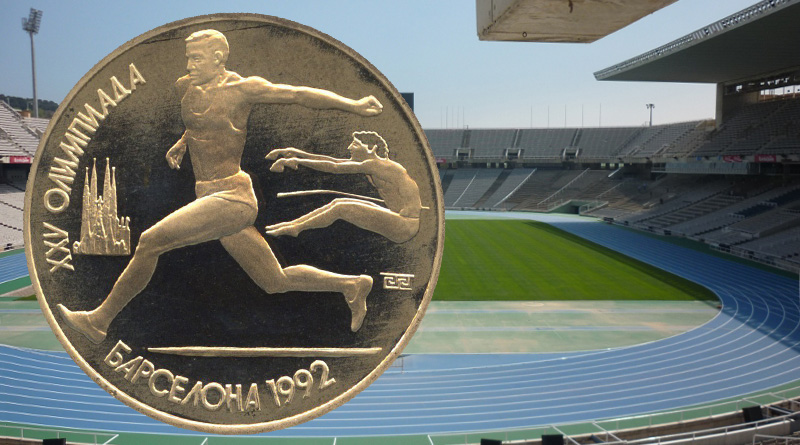 Монеты серии Олимпиада в Барселоне