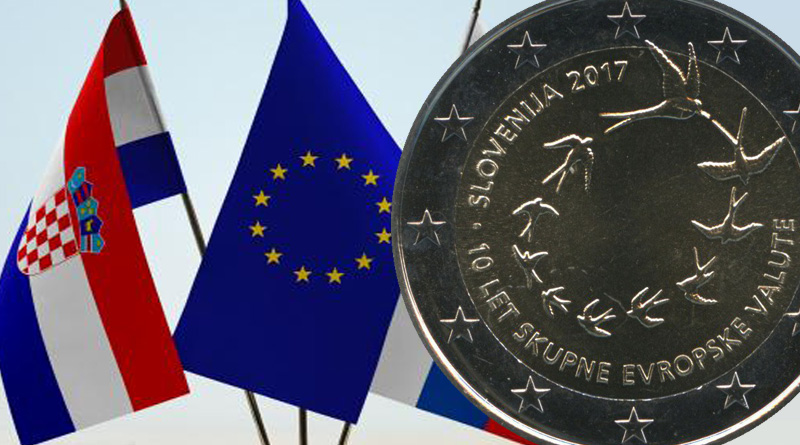 Монеты евро Словении